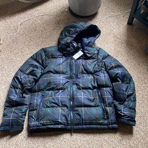 Polo Ralph Lauren Plaid Down Jacket